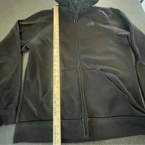 The North Face Lightweight Jacket Mens Large Black Hooded Polyester - Picture 5 of 9